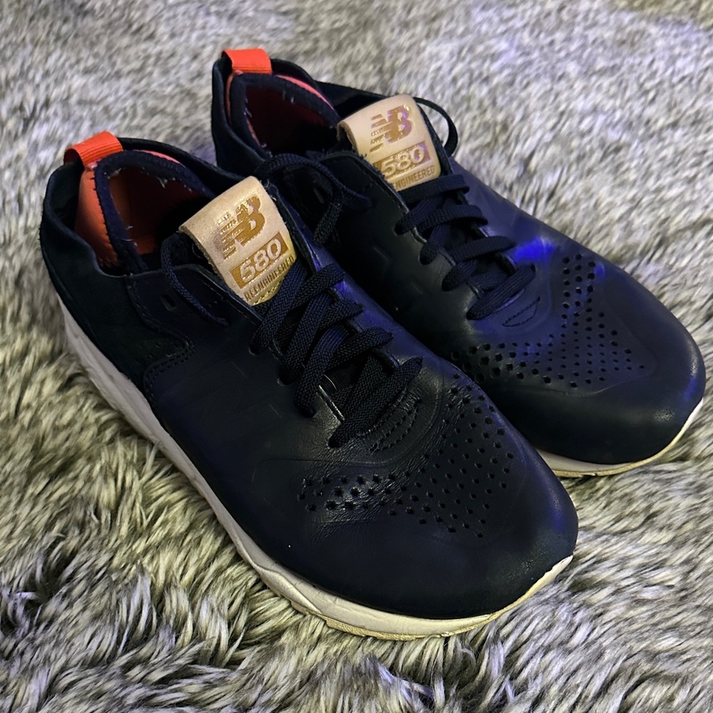 New Balance 580 Deconstructed 'Black Off White' Sneakers